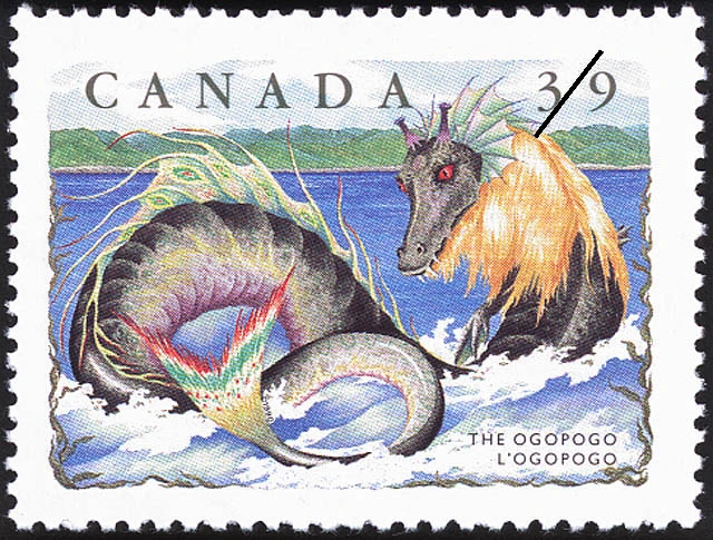 Ogopogo folklore illustration